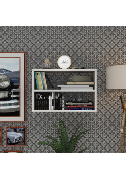 Kenzlife kitaplık nihan 040*060*20 crd duvar rafı