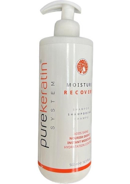 Purekeratin Moisture Nemlendirici Tuzsuz Bakım Şampuanı 500 Ml