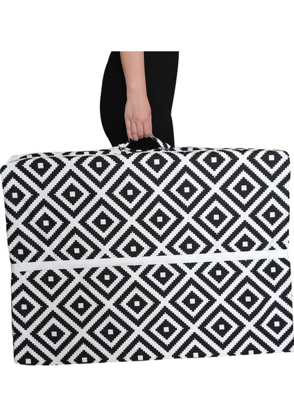 Katlanır Yer Yatağı Sünger Yatak Mozaik 80 X 180 Cm-6 Cm Tek Kişilik