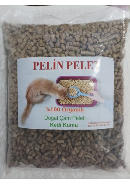 PELİNPELET Kedi Kumu %100 Çam Peleti 4 Lt 1,5 kg