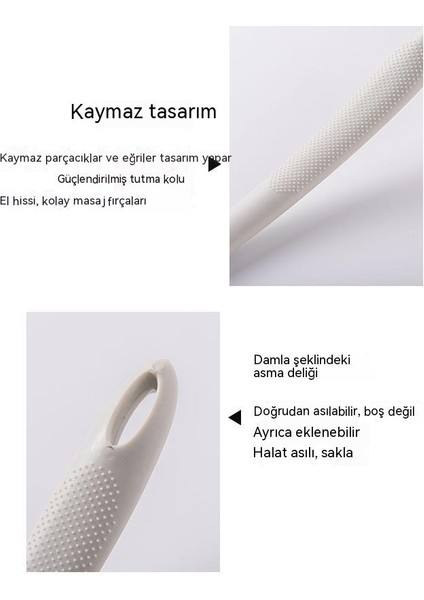 Yeni Uzun Saplı Ovma Sırt Yetişkin Banyo Fırçası Sevimli Kabuk Silikon Yumuşak Kıl