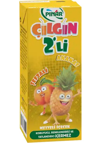 Çılgın İkili Şeftali Ananas 200 ml