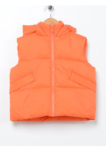 Basic Şişme Yelek Kapüşonlu