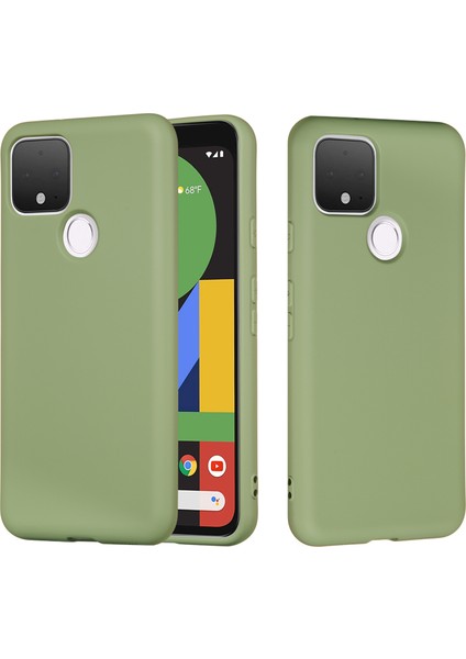 Google Pixel 4A İçin Telefon Kılıfı - Yeşil (Yurt Dışından)