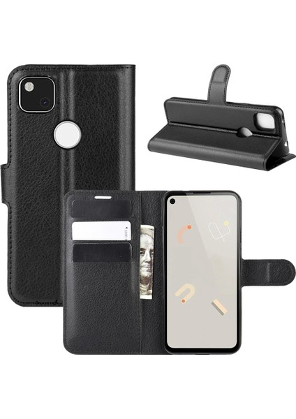 Google Pixel 4A İçin Telefon Kılıfı - Siyah (Yurt Dışından)