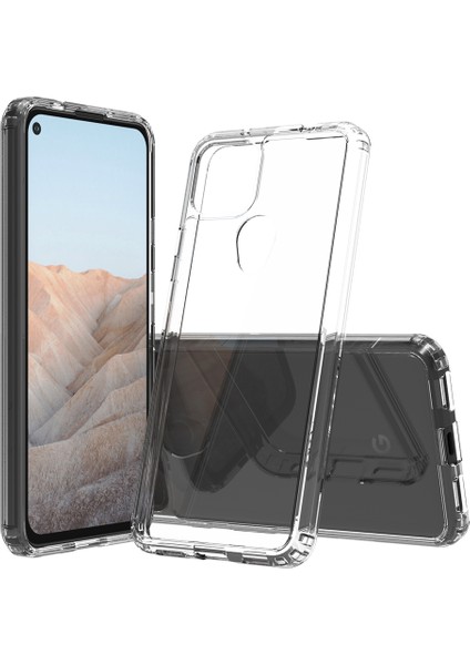 Google Pixel 5A İçin Telefon Kılıfı - Şeffaf (Yurt Dışından)
