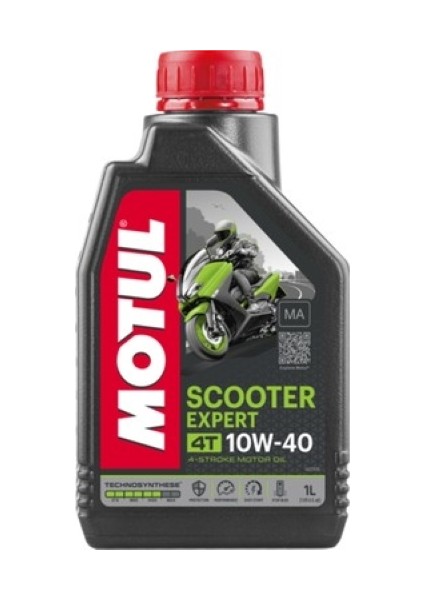 Scooter Expert Motosiklet Motor Yağı 4t 10W40 Ma