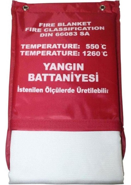 Yangın Söndürme Battaniyesi 100 x 120 cm Ce Sertifikalı