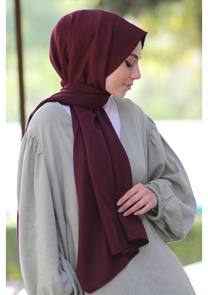 Pamuk Cazz Şal Bordo fırsatları