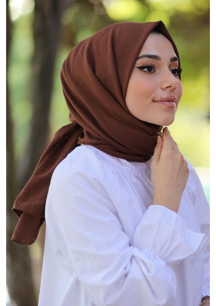 Pamuk Cazz Şal Çikolata modelleri