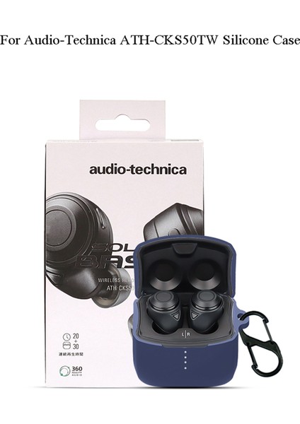 Technica ATH-CKS50TW Için Kablosuz Kulaklık Kılıfı - Koyu Yeşil (Yurt Dışından)