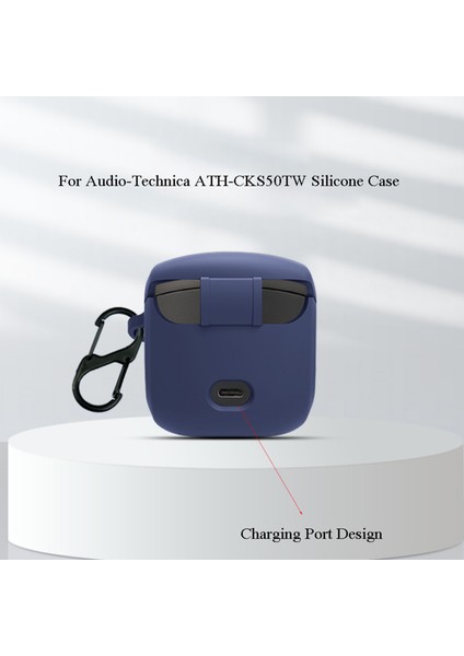 Technica ATH-CKS50TW Için Kablosuz Kulaklık Kılıfı - Koyu Yeşil (Yurt Dışından)