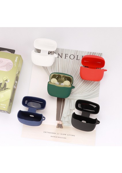 Tune 215TWS Için Kablosuz Kulaklık Kılıfı - Kırmızı (Yurt Dışından) fırsatları