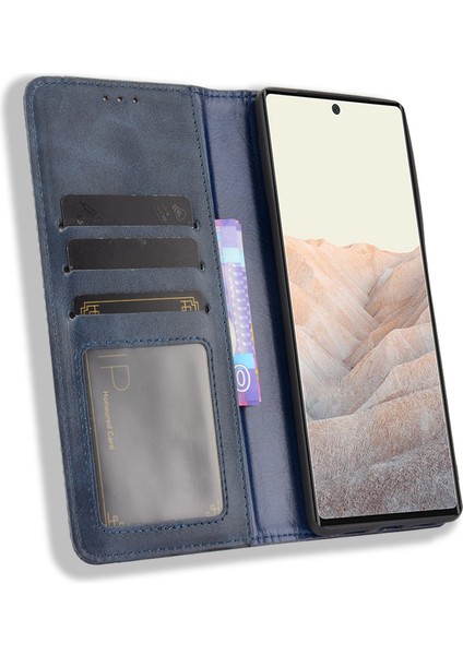 Google Pixel 6 Pro Için Telefon Kılıfı - Mavi (Yurt Dışından) indirimleri