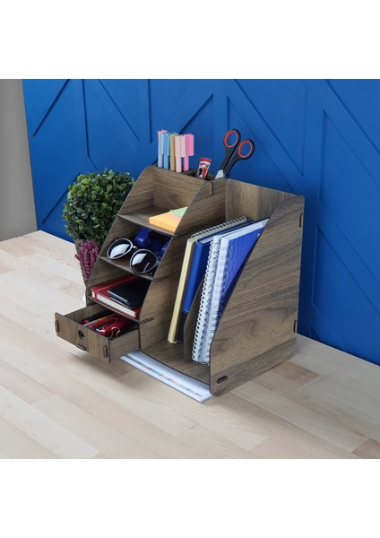 Focus Modest Çekmeceli A4 Evrak Rafı Masaüstü Organizer