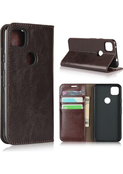 Google Pixel 4A Için Telefon Kılıfı - Kahve (Yurt Dışından)