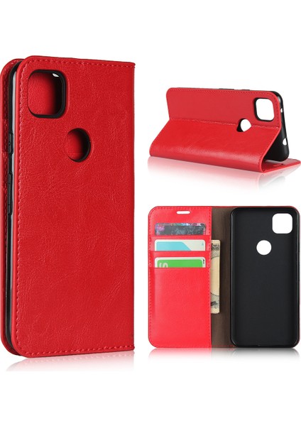 Google Pixel 4A Için Telefon Kılıfı - Kırmızı (Yurt Dışından)