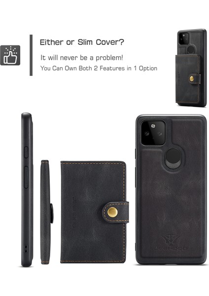 Google Pixel 5A Için Telefon Kılıfı - Siyah (Yurt Dışından) fırsatları