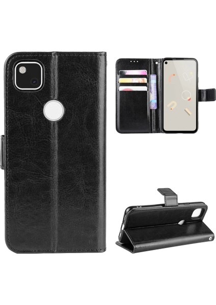 Google Pixel 4A Için Telefon Kılıfı - Siyah (Yurt Dışından)
