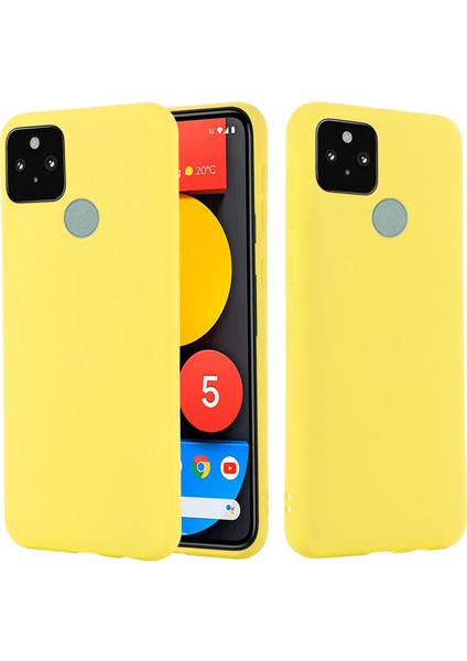Google Pixel 5A Için Telefon Kılıfı - Sarı (Yurt Dışından) fiyatları