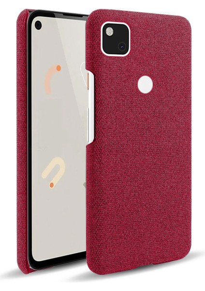 Google Pixel 4A Için Telefon Kılıfı - Kırmızı (Yurt Dışından)
