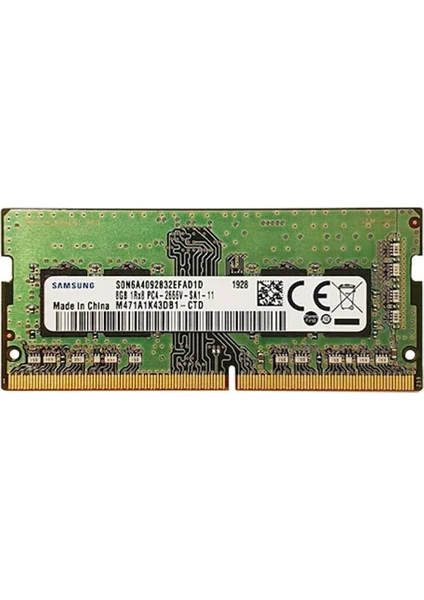 M471A1K43DB1-CTD 8 GB Ddr4 2666 Mhz Notebook Ram Bellek