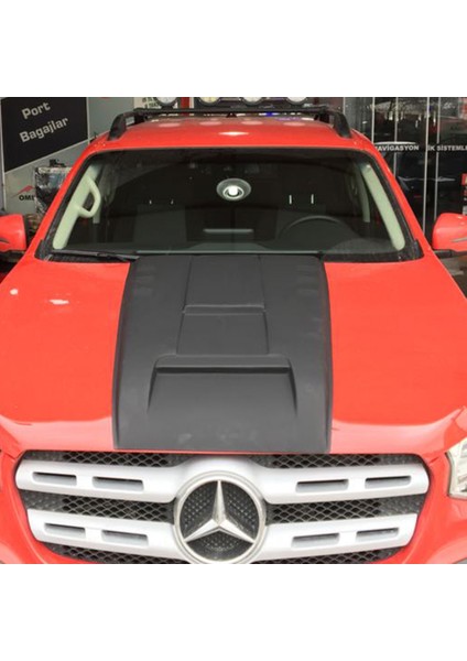 (Mat Siyah) Mercedes x Class Ön Kaput Üstü 2017 ve Sonrası Uyumlu fiyatları