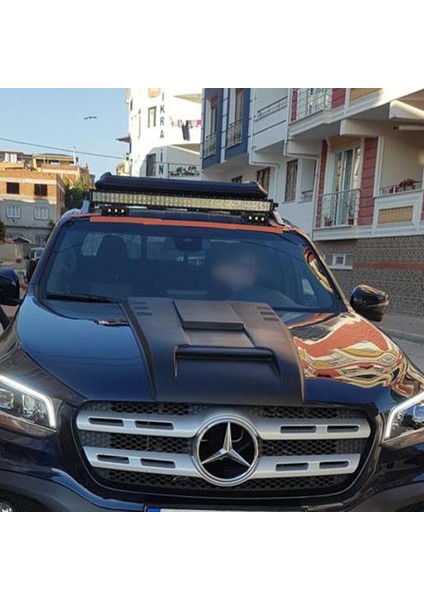 (Mat Siyah) Mercedes x Class Ön Kaput Üstü 2017 ve Sonrası Uyumlu modelleri