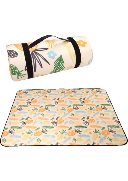 Hi Stores Su Geçirmez Katlanır Plaj Mat - Turuncu Sarı (Yurt Dışından)