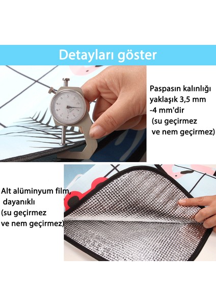 Hi Stores Su Geçirmez Katlanır Plaj Mat - Turuncu Sarı (Yurt Dışından) fiyatları