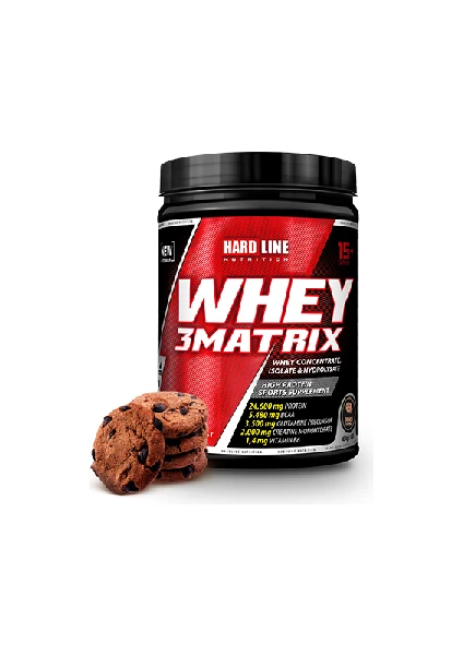 Hardline Nutrition Whey3 Matrix 454 Gr Cookies (Kurabiye) Aromalı