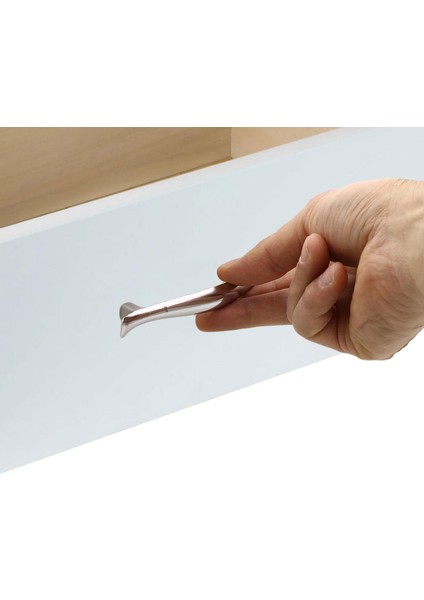 Orkide Çekmece Dolap Kapak Kulpu Kulbu 96 mm Krom Metal Kulp