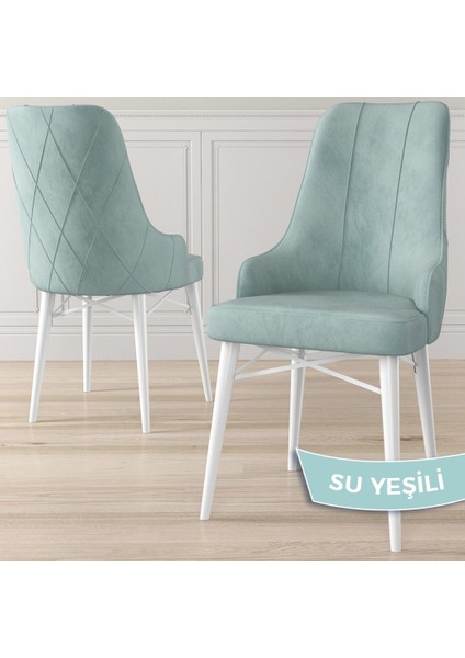 Concept Kar Serisi, 80X132 Açılabilir Mdf Mutfak Masa Takımı, Beyaz Masa 4 Sandalye indirimleri