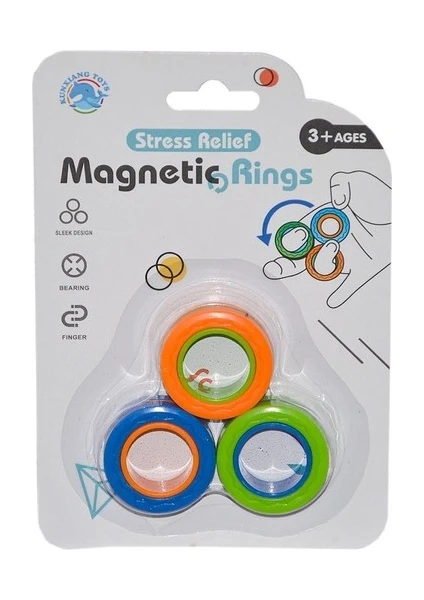 Reflect Your Style Magnetic Ring - Fidget Ring -Manyetik - El Hareket Oyuncağı - Ilginç Ürün