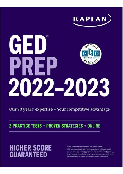 Kaplan Publishing Ged Test Prep 2022 2023  Test