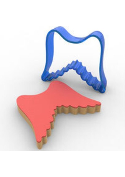 Melek Kanadı polikarbon Kopat Kurabiye Kalıbı