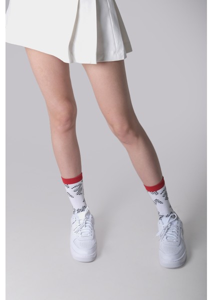Ritim Desenli Kadın Çorap modelleri