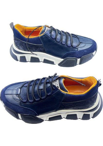 16229 Casual Lacivert Ayakkabı modelleri
