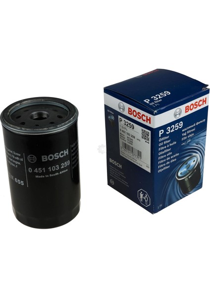 Ford Ranger Yağ Filtresi Bosch 2006-2012 0451103259