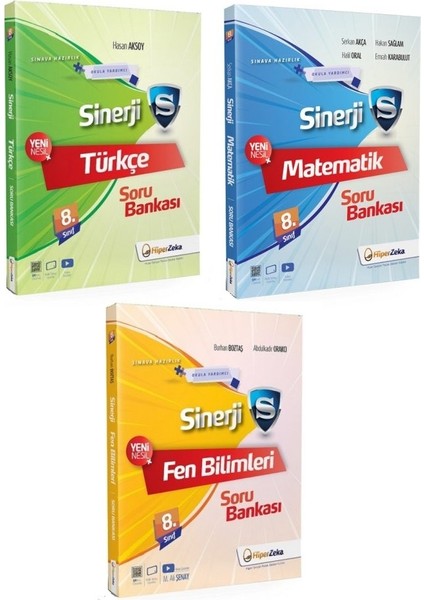 8. Sınıf Türkçe - Matematik - Fen Bilimleri Sinerji Soru Bankası