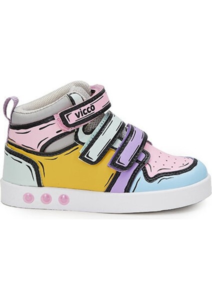 313,B22K,185 Dali Işıklı Çocuk Ayakkabısı Pembe fiyatları