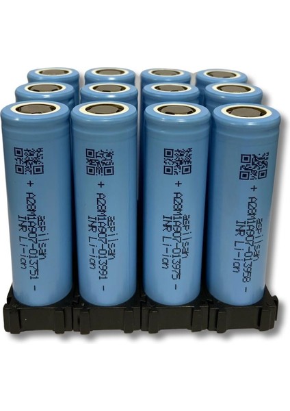 Inr 18650A28 3.7V 2800MAH Şarj Edilebilir Li-ion Pil 12'li