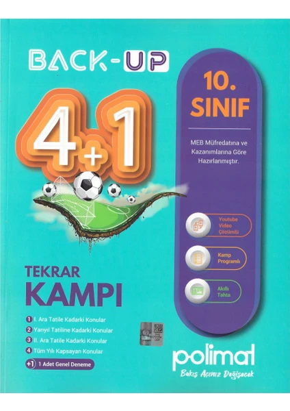 Polimat Yayınları 10. Sınıf Back-Up 4+1 Kamp Kitabı