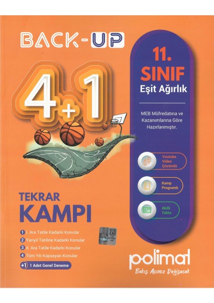 11. Sınıf Back-Up 4+1 Kamp Kitabı-Eşit Ağırlık