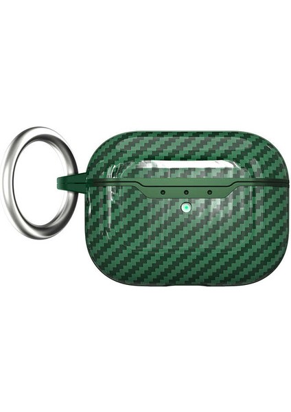 Apple Airpods Pro 2 Kılıf Karbon Fiber Silikon Airbag 04