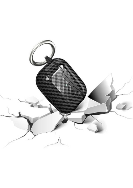 Apple Airpods Pro 2 Kılıf Karbon Fiber Silikon Airbag 04 modelleri