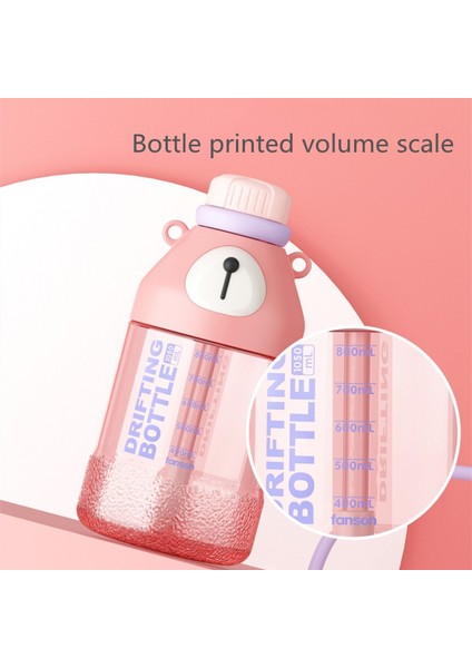 1050ML Tritan Hasır ve Kayışlı Çocuk Matarası(Yurt Dışından)