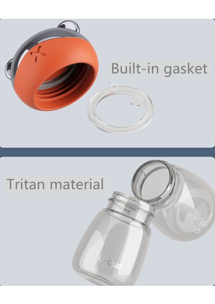 Kolye Ayı 150ML Su Matarası Dış Mekan Şişe Suluk(Yurt Dışından)