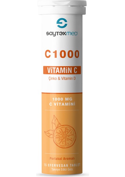 C 1000 - Vitamin C - Vitamin D ve Çinko İçeren Takviye Edici Gıda fırsatları