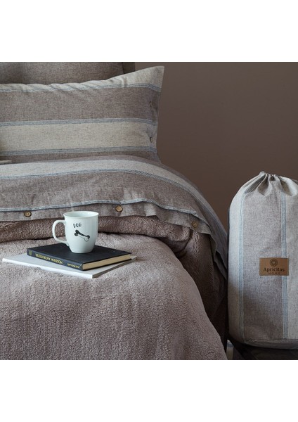 Double Comfort Dark Beıge Nevresim Takımı Çift Kişilik modelleri